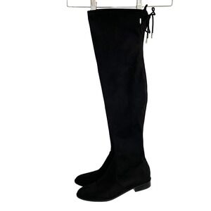 Marc Fisher Humor‎ 2 Suede OTK Boots Black Women's Size 6.5 M